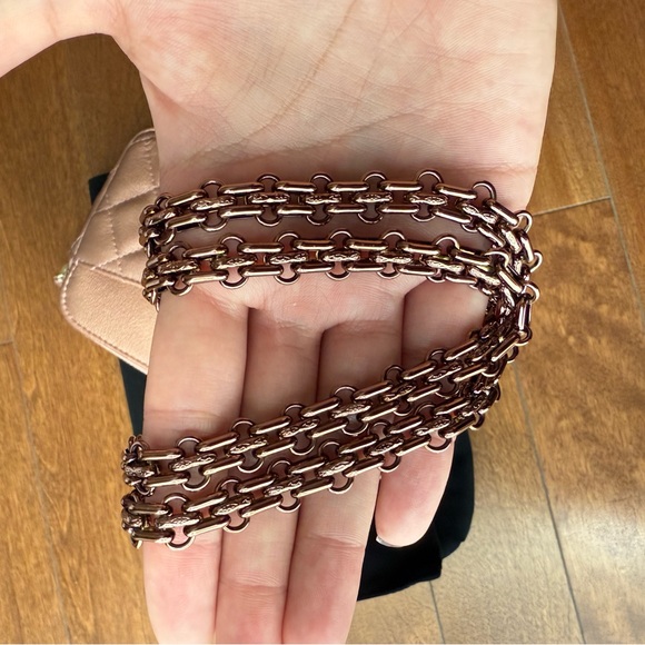 Chanel Rose Gold Reissue Phone Holder Crossbody Bag - Picture 5 of 8